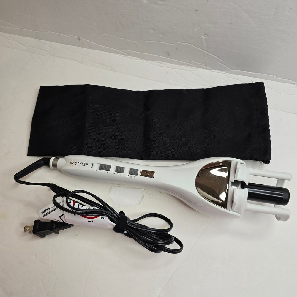 InStyler Tulip Auto Curler ISAC-22WTUS-00 Hair Wave Ceramic Barrel Tested Works